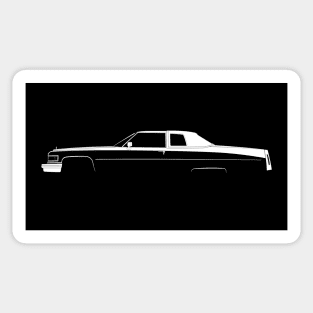 Cadillac Coupe de Ville (1976) Silhouette Sticker